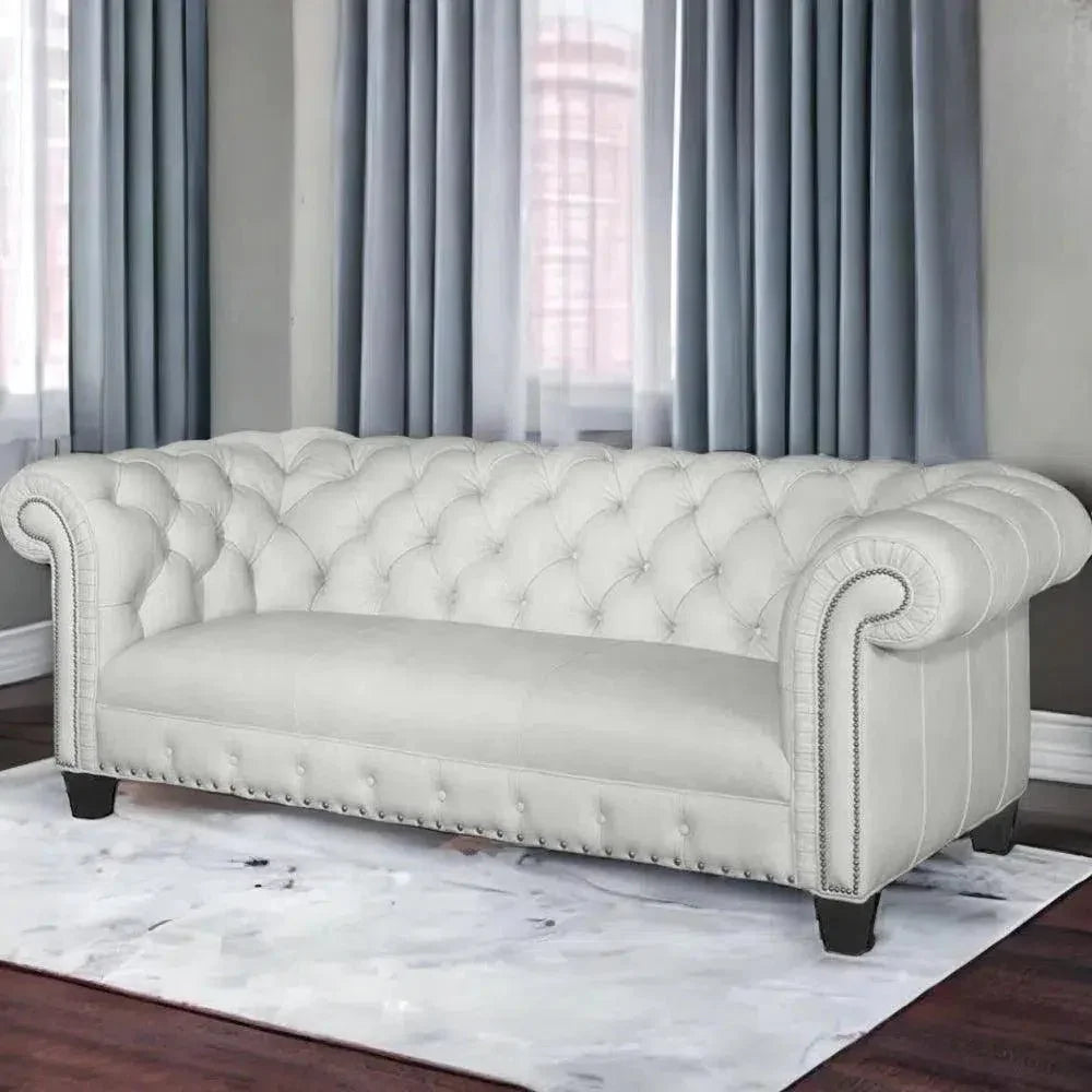 Mono Canyon Custom Leather Couch - American