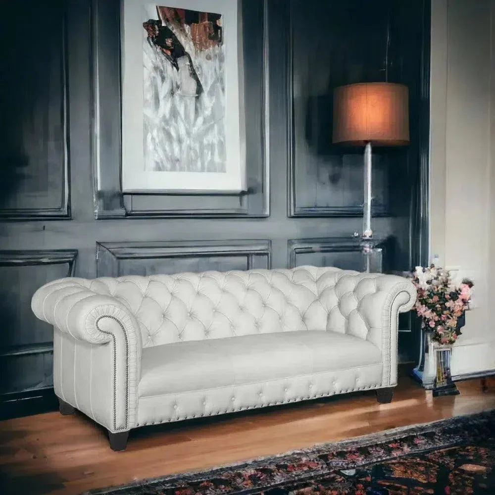 Mono Canyon Custom Leather Couch - American