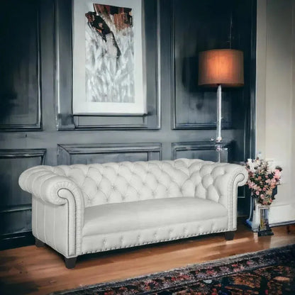 Mono Canyon Custom Leather Couch - American