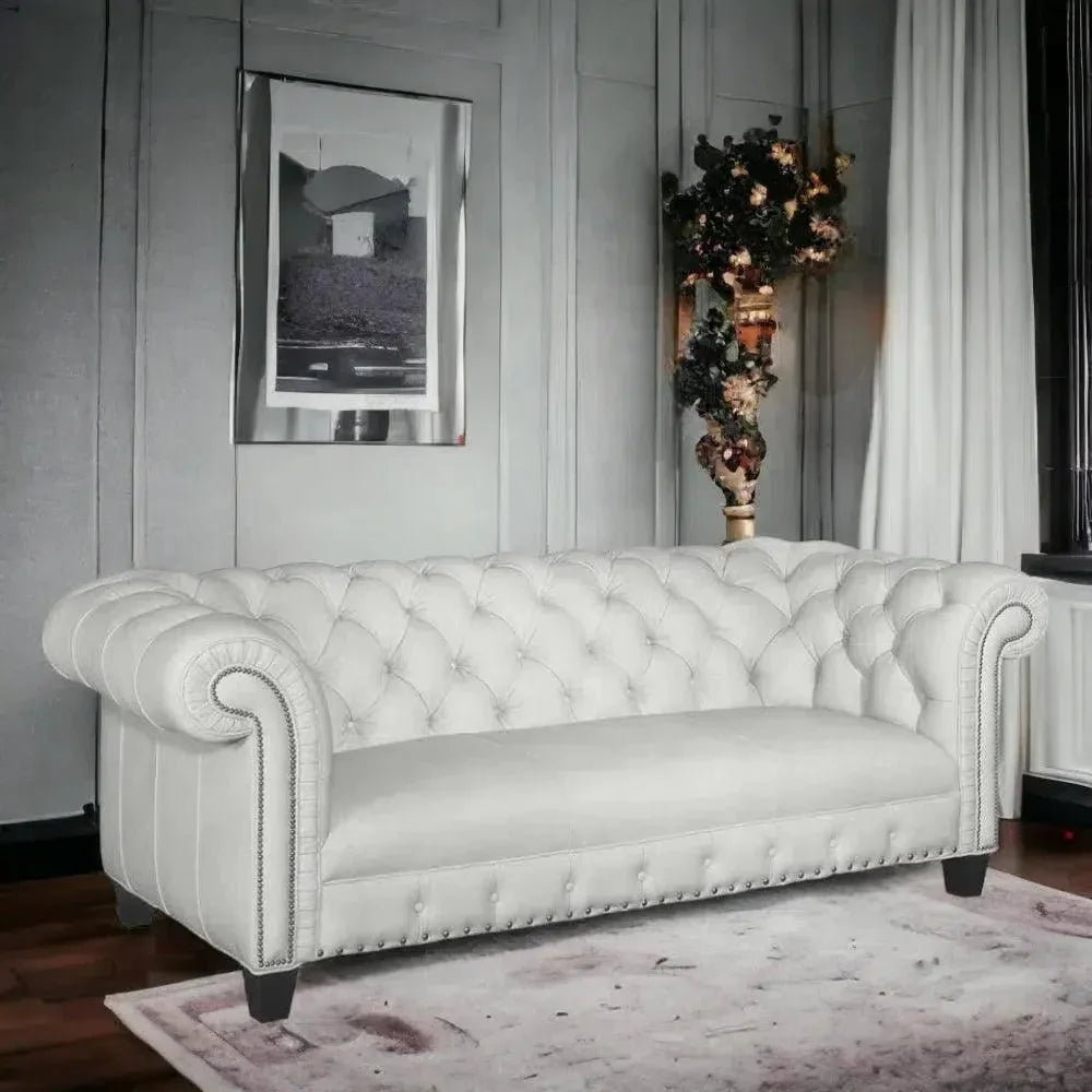 Mono Canyon Custom Leather Couch - American