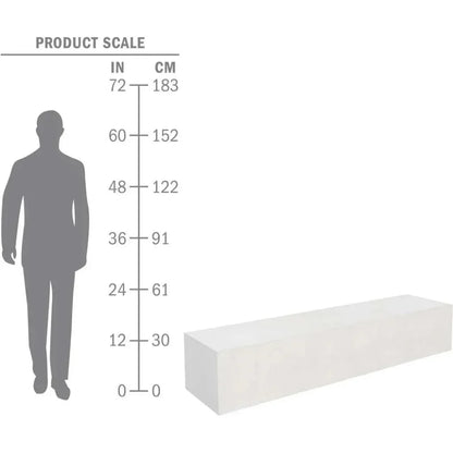 Monolith Concrete Outdoor Coffee Table