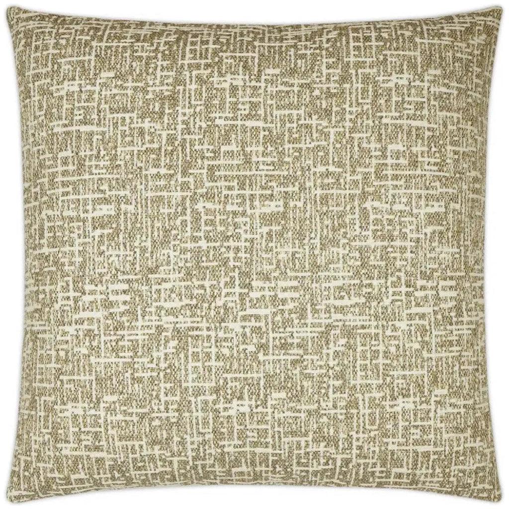 Montecito Flax Abstract Taupe Large Throw Pillow Insert