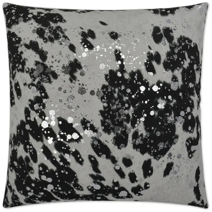 Mottley Moo Domino Black Throw Pillow Insert