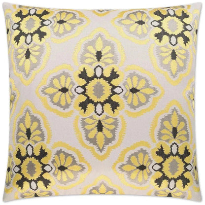 Mulberry Yellow Throw Pillow With Insert