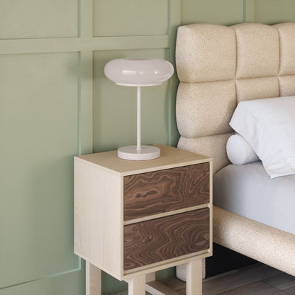 Munk Steel White Table Lamp