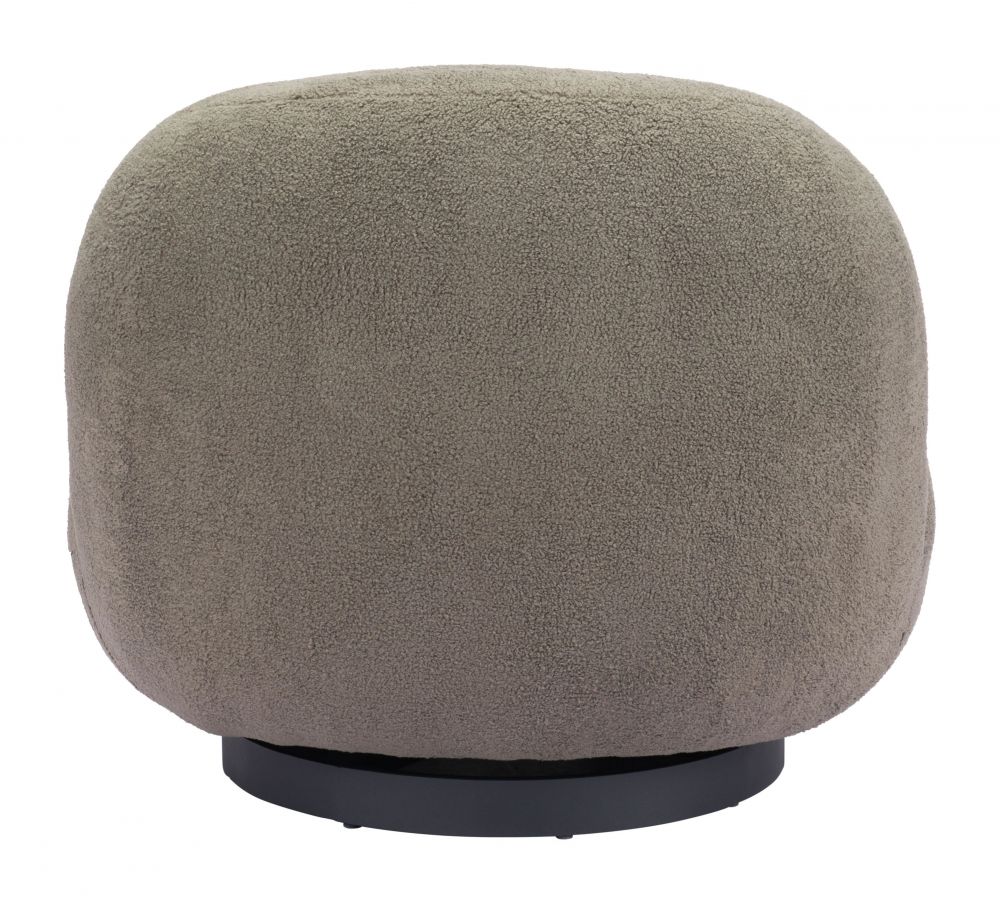 Myanmar Shearling Fabric Club Chair