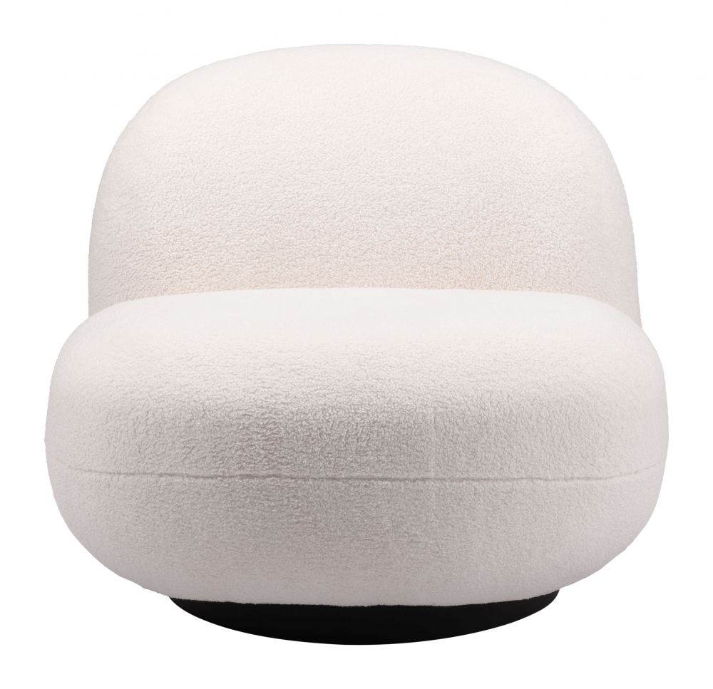 Myanmar Shearling Fabric Club Chair