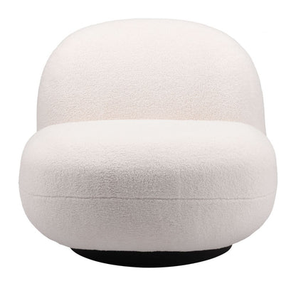 Myanmar Shearling Fabric Club Chair
