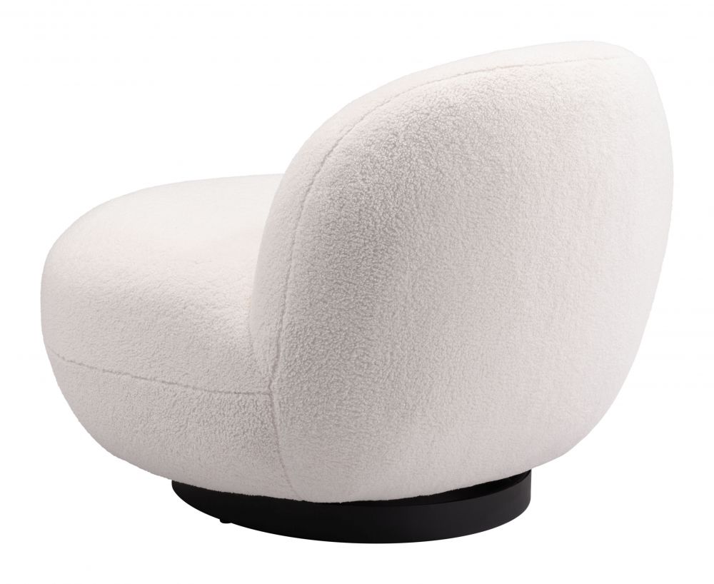 Myanmar Shearling Fabric Club Chair