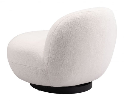 Myanmar Shearling Fabric Club Chair