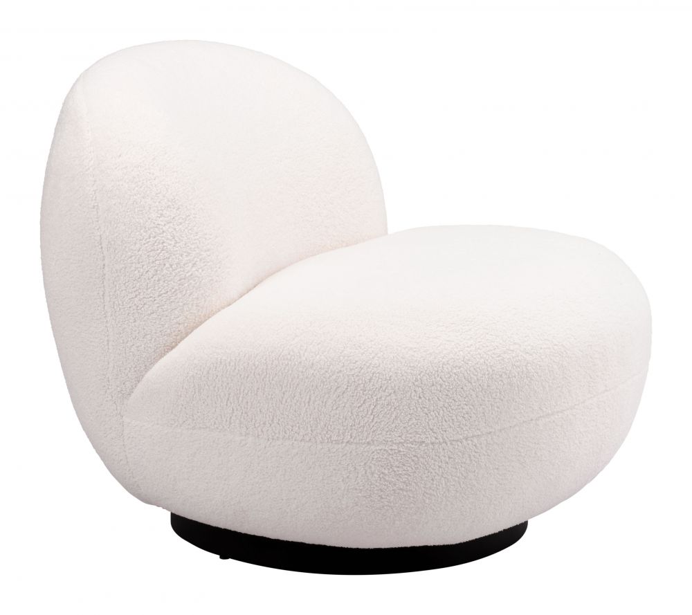 Myanmar Shearling Fabric Club Chair