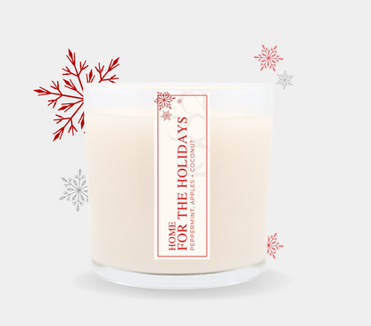Home for the Holidays (14oz) - Notes: Winter Apples, Peppermint, Coconut Milk, Holiday Spices