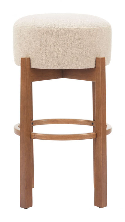 Nade Textured Fabric Barstool 2PC