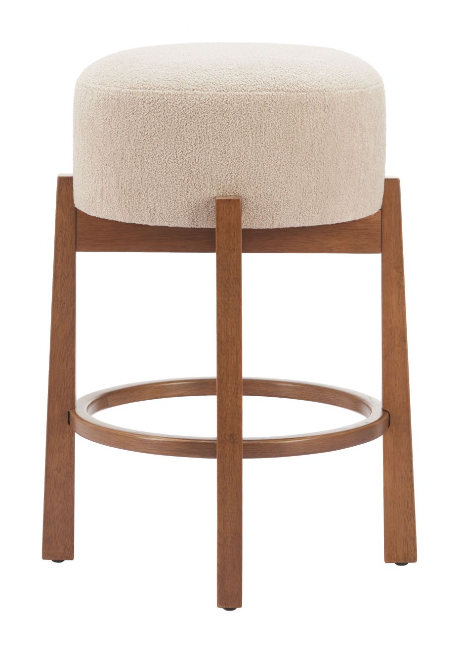 Nade Textured Fabric Counter Stool 2PC
