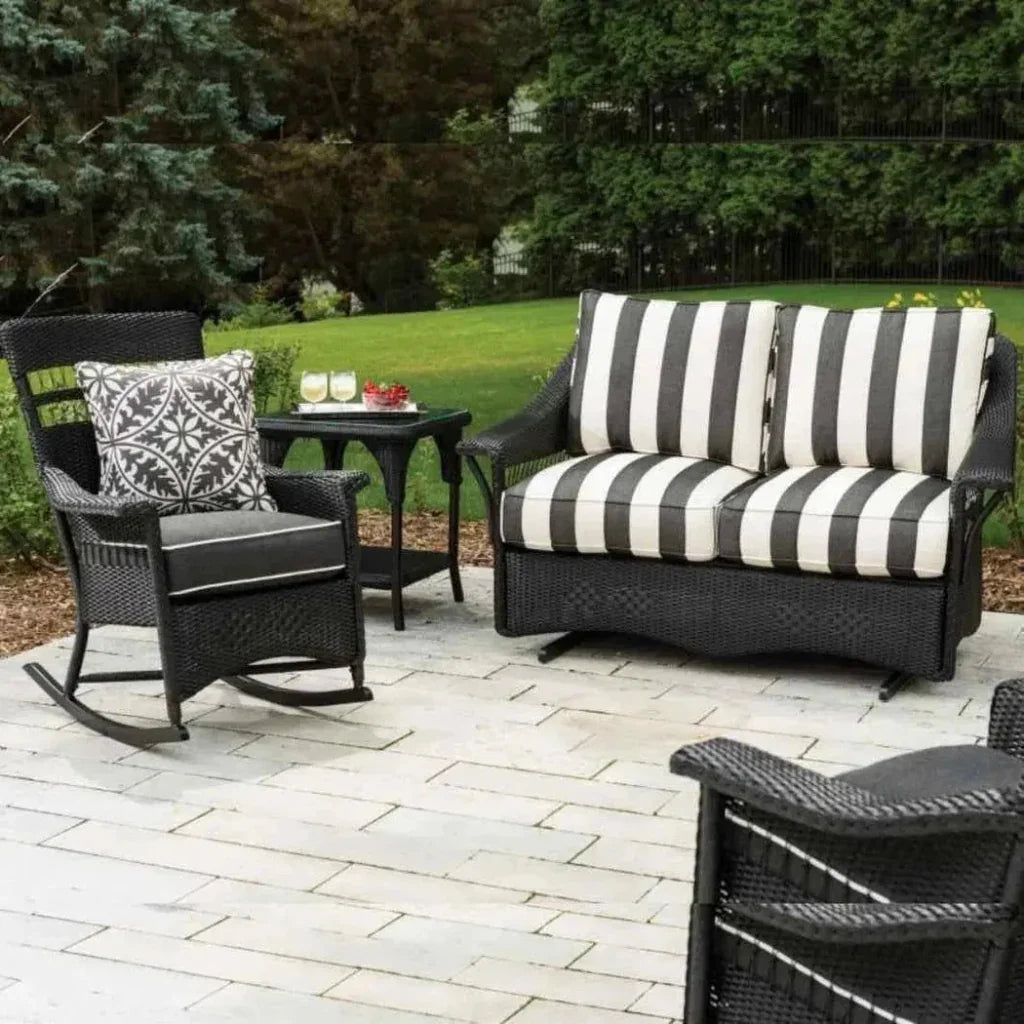 Nantucket Loveseat Glider Premium Wicker Furniture