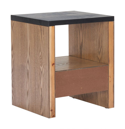 Natt One Drawer Wooden Side Table