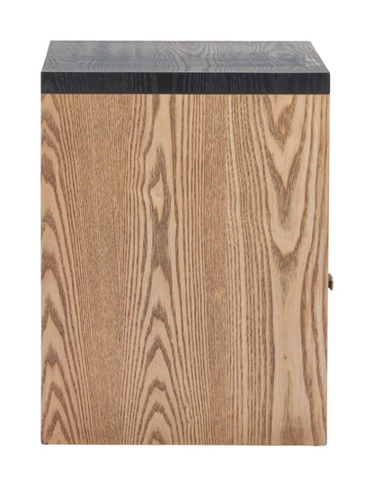 Natt One Drawer Wooden Side Table