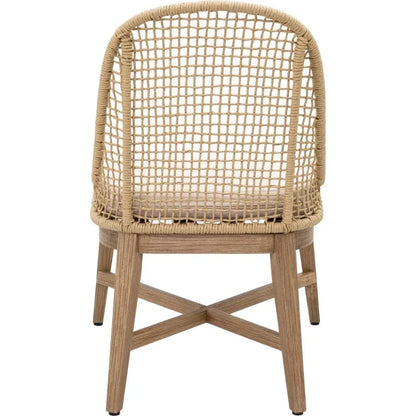 Nautilus Dining Chair 2PC Natural Outdoor