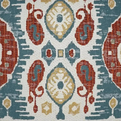 Navone Heirloom Red Teal Large Throw Pillow Insert