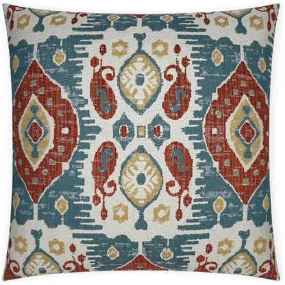 Navone Heirloom Red Teal Large Throw Pillow Insert