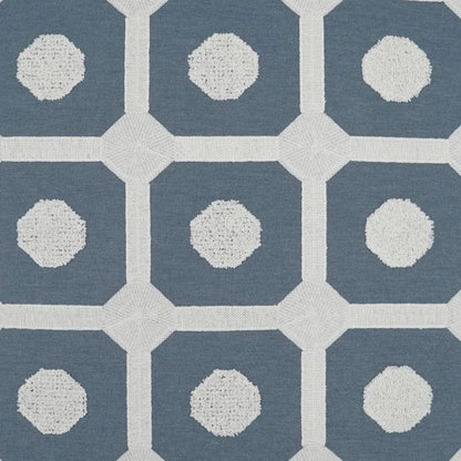 Needle Thread Slate Blue Large Throw Pillow Insert