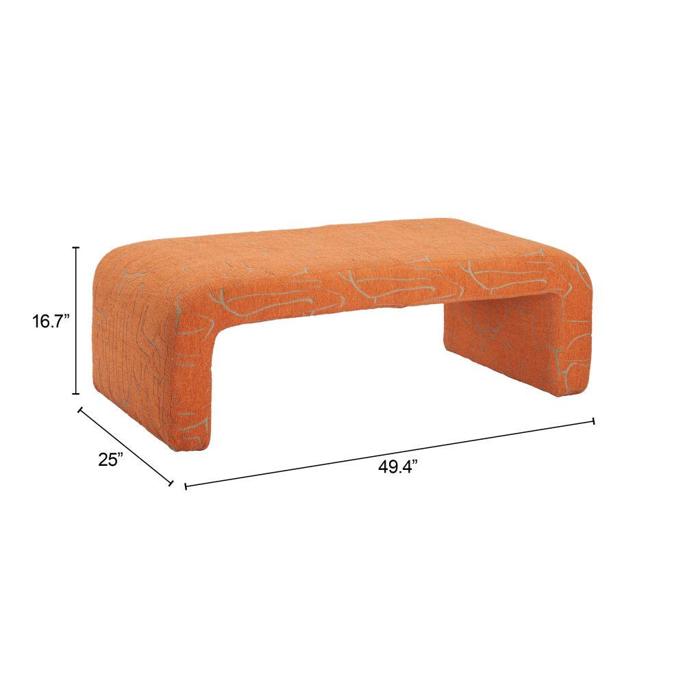 Nendo Printed Fabric Bedroom Bench