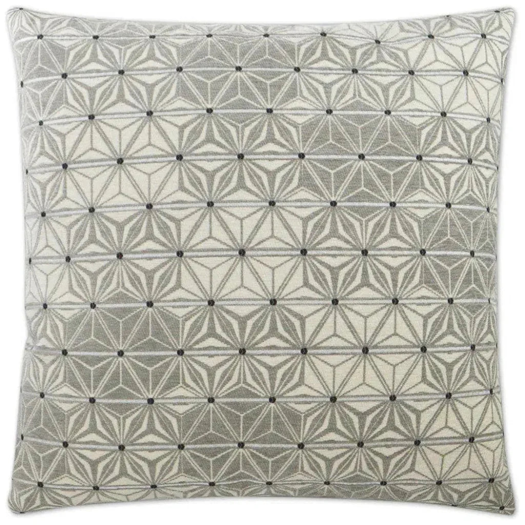 Neptune Grey Throw Pillow With Insert