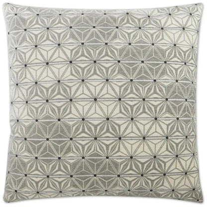 Neptune Grey Throw Pillow With Insert