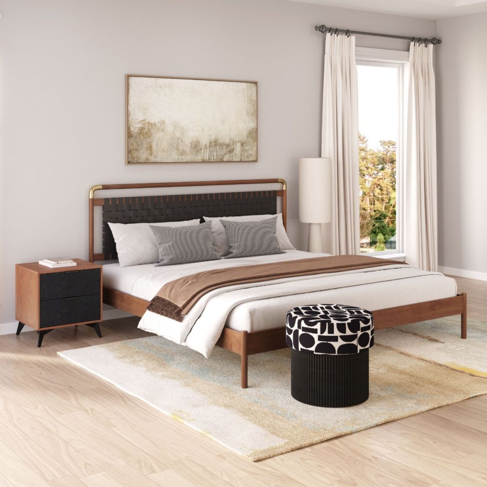 Netz Faux Leather Bed