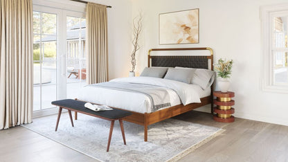 Netz Faux Leather Bed