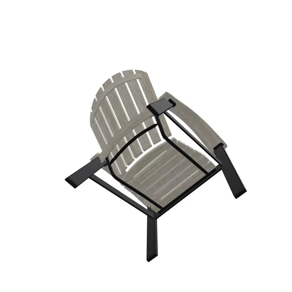 Newport Adirondack Outdoor Chair with Polymer Seat and Back