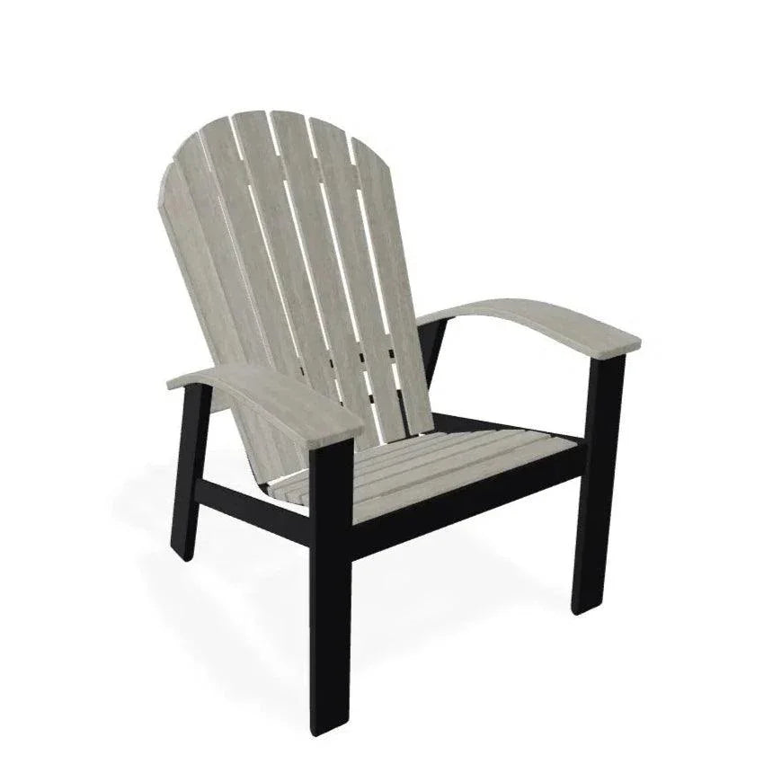 Newport Adirondack Outdoor Chair with Polymer Seat and Back