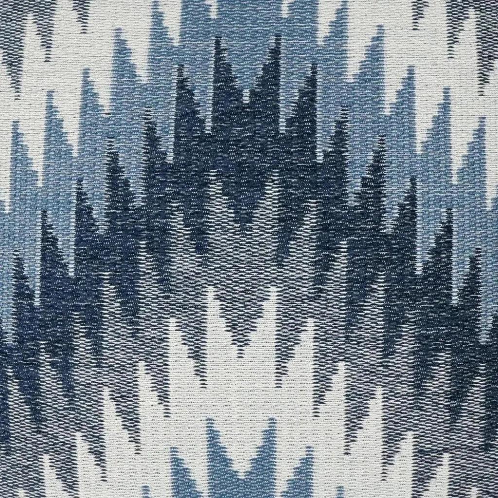 Nigel Ocean Chevron Blue Navy Large Throw Pillow Insert