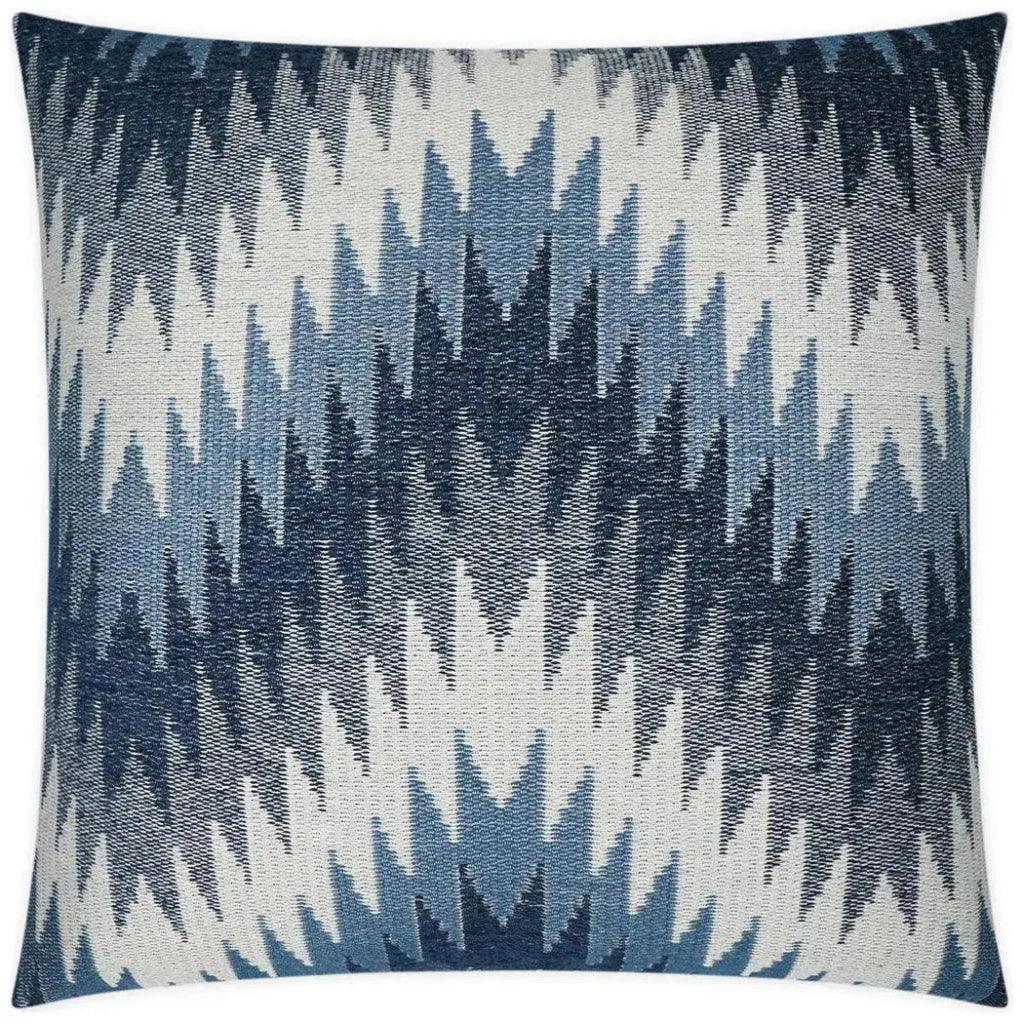 Nigel Ocean Chevron Blue Navy Large Throw Pillow Insert