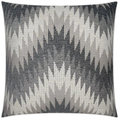 Nigel Stone Chevron Grey Large Throw Pillow Insert