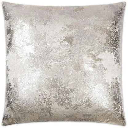 Nikko Silver Throw Pillow With Insert