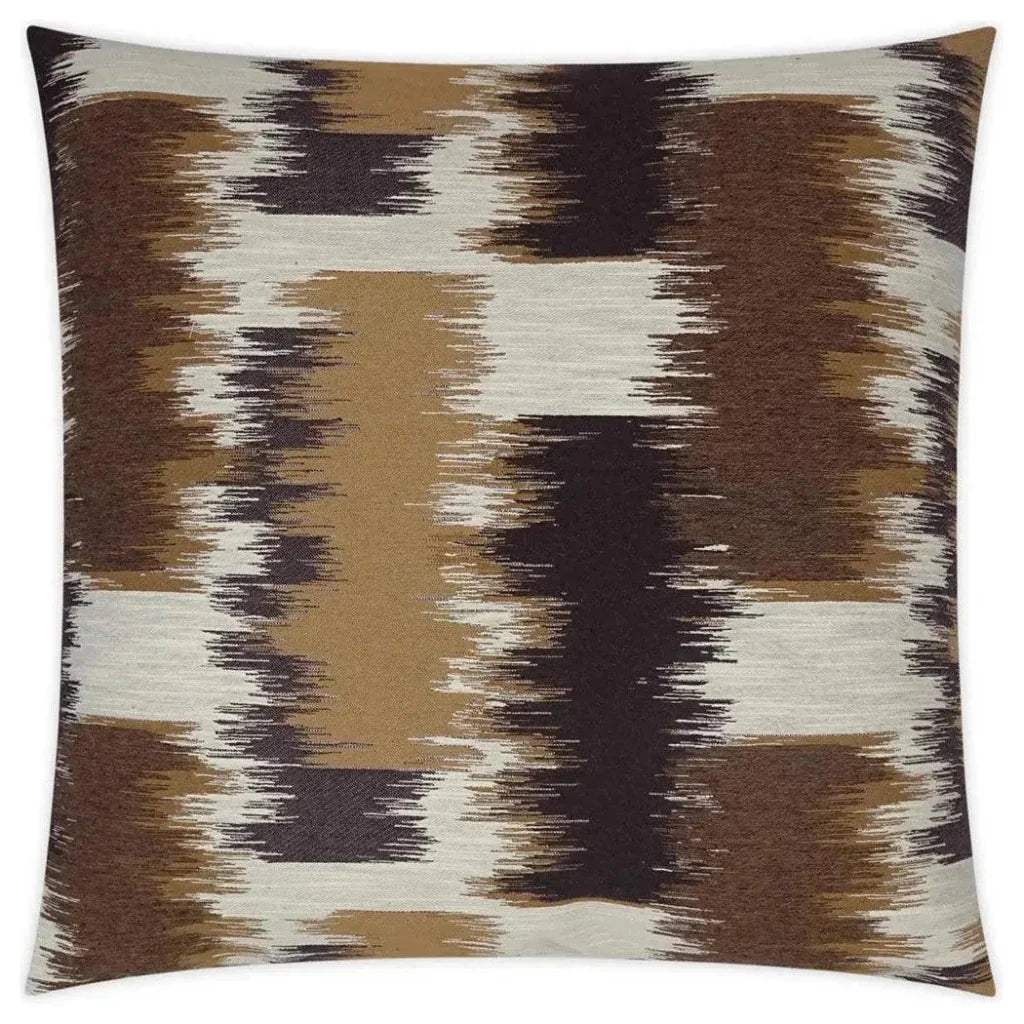 Nila Max Caramel Western Chic Brown Large Throw Pillow