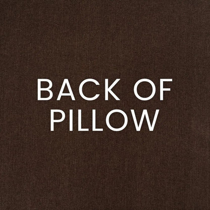 Nile Brown Throw Pillow With Insert