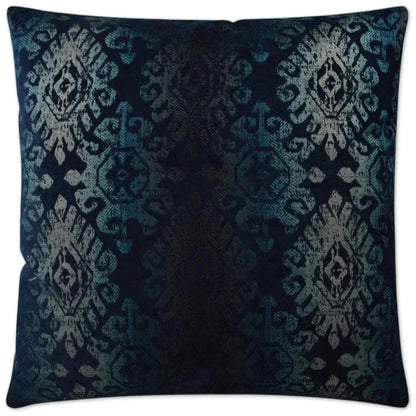 Nina Indigo Blue Throw Pillow With Insert