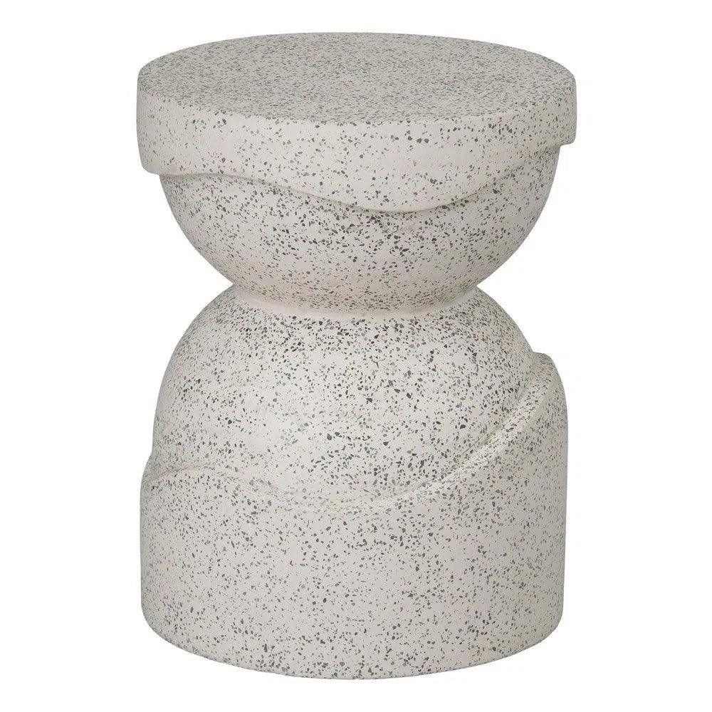 Noah 18 in. Round Terrazzo Garden Stool