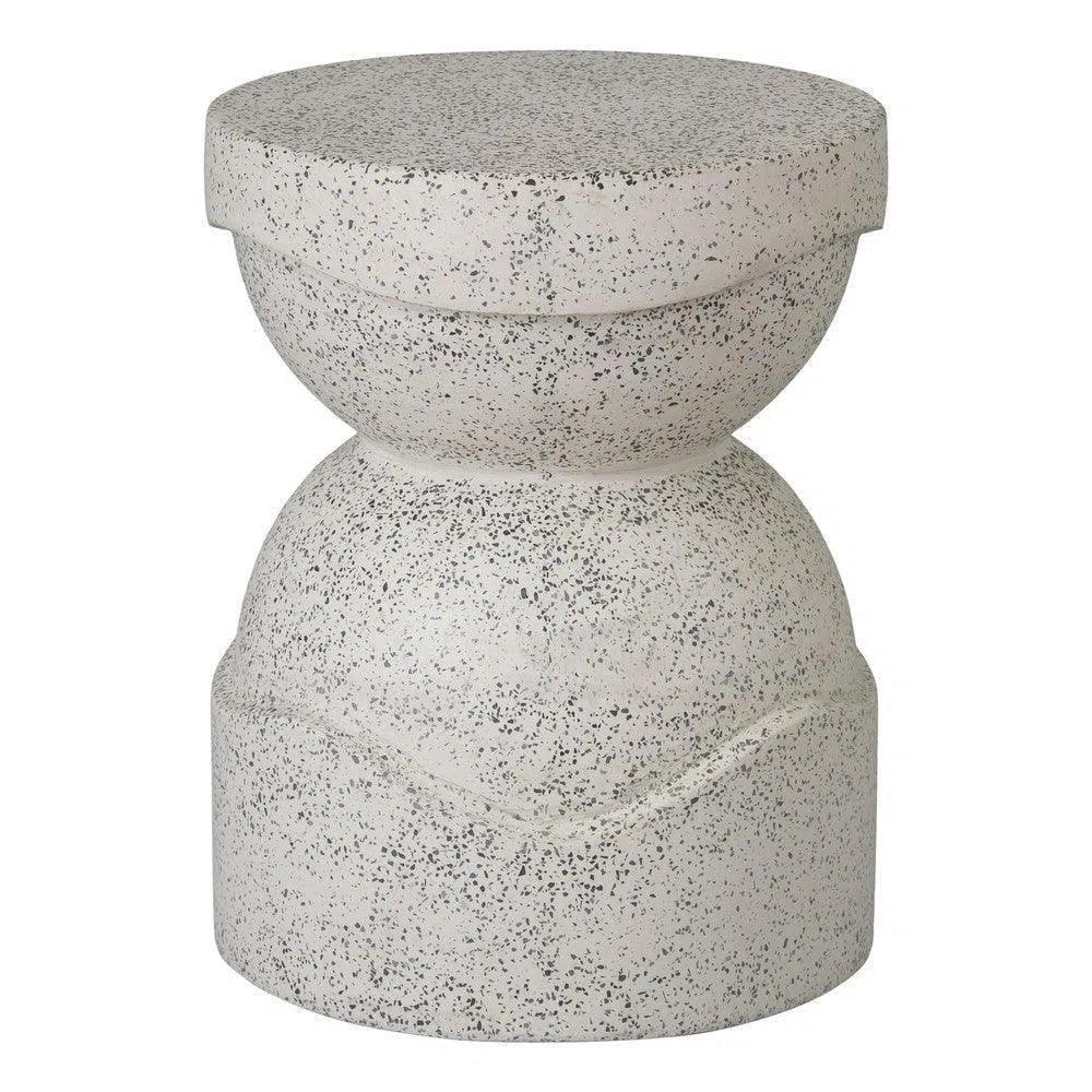 Noah 18 in. Round Terrazzo Garden Stool