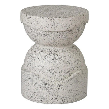 Noah 18 in. Round Terrazzo Garden Stool