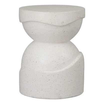 Noah 18 in. Round Terrazzo Garden Stool