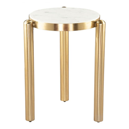 Noan Iron Frame Round Side Table
