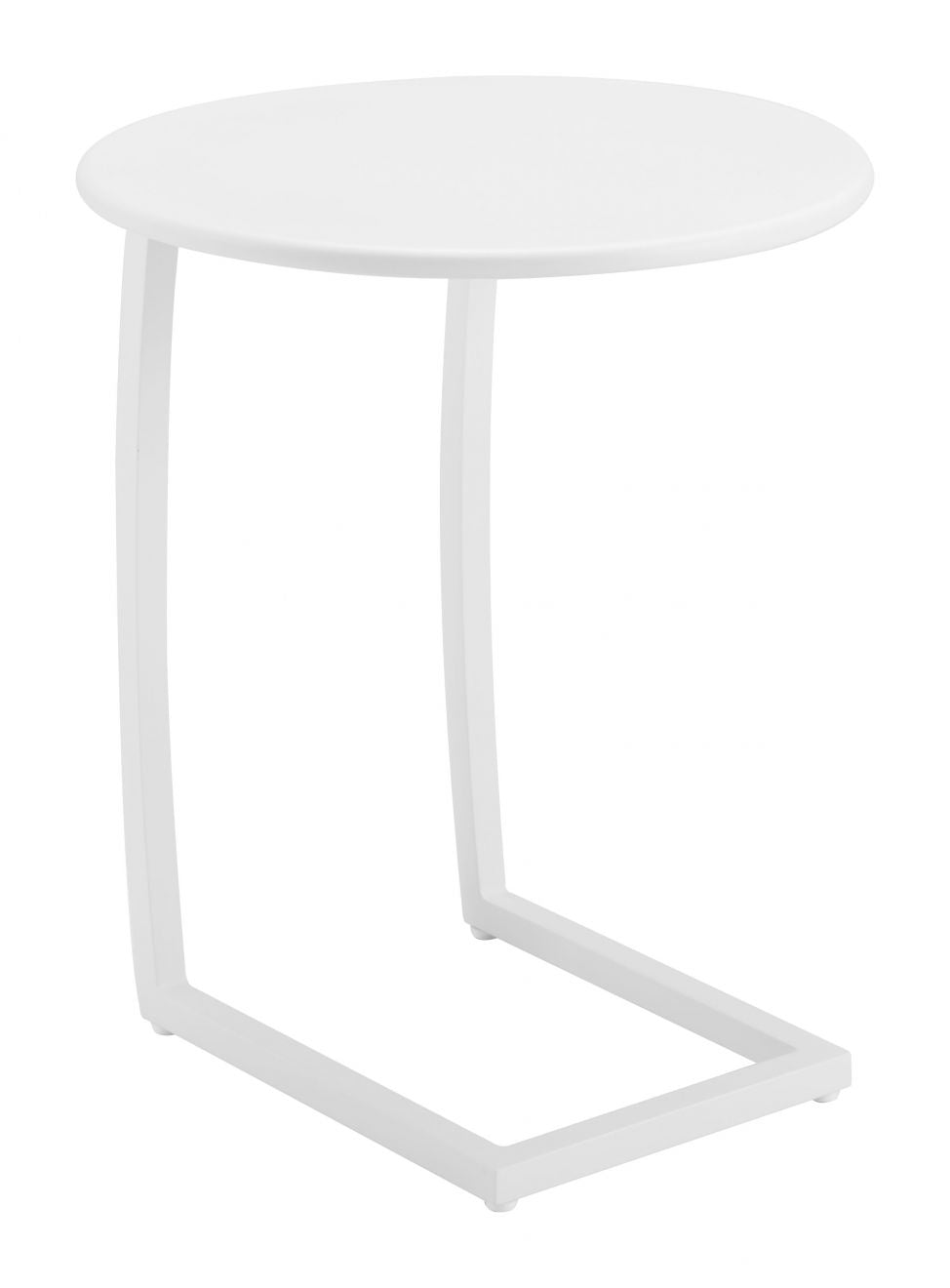Noga Aluminum Round End Table
