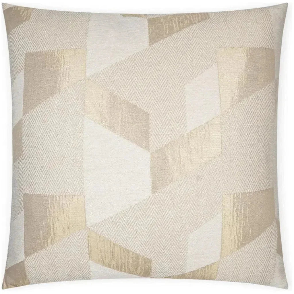 Noren Glam Geometric Gold Large Throw Pillow Insert