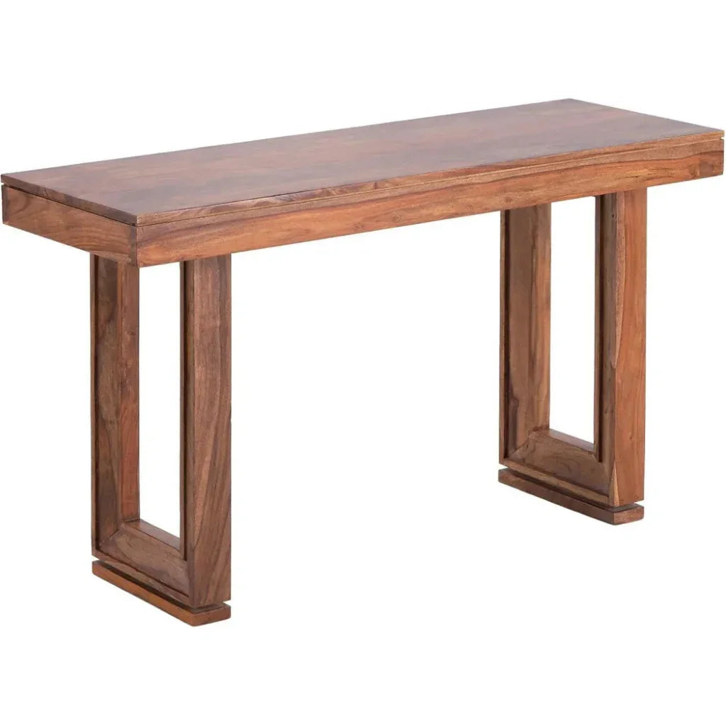 Norwella Wood Rectangular Console Table