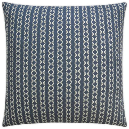 Notch Indigo Blue Throw Pillow With Insert