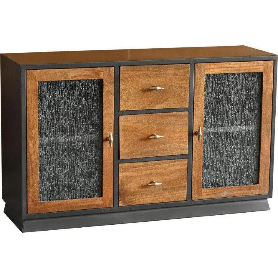 Nymvora Three Drawers Wood Cabinet