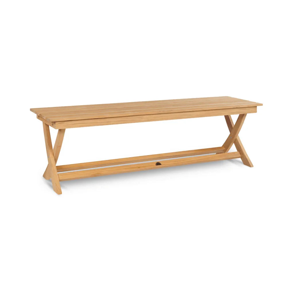 Oakville Teak Rectangular Patio Picnic Dining Set 3PC